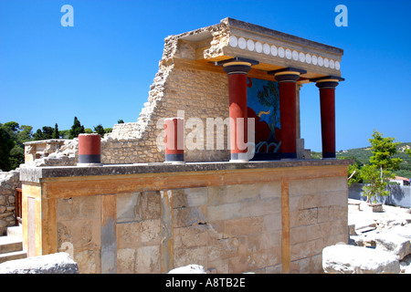 Knossos Crete Greece Stock Photo