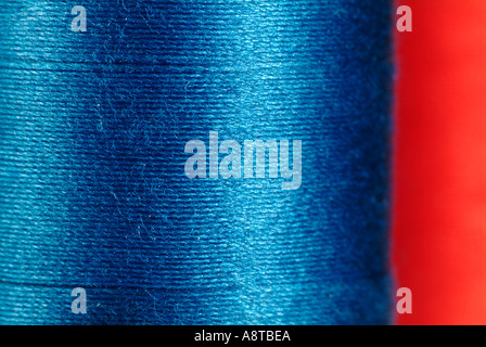 Close up of Cotton Thread Stock Photo