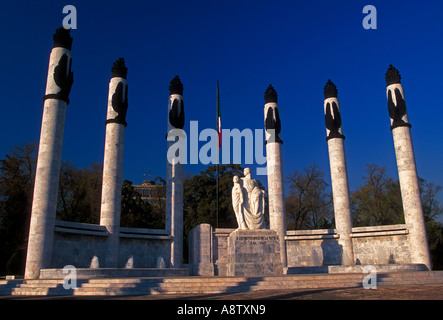 Child Heroes Monument, Monumento a los Ninos, Chapultepec Park, Mexico City, Federal District, Mexico Stock Photo