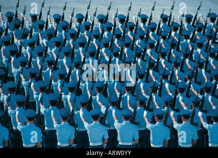 Taiwan. Taipei. Double Ten independence day military parade. Stock Photo