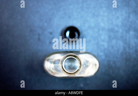 SUB90420 glass bottle with cork Stock Photo