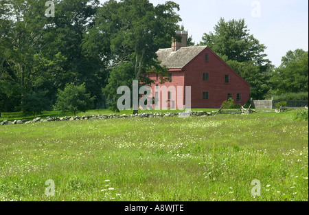 Rebecca Nurse House the colonial home of a woman hanged as a witch in 1692 Salem Village now Danvers MA. Digital photograph Stock Photo