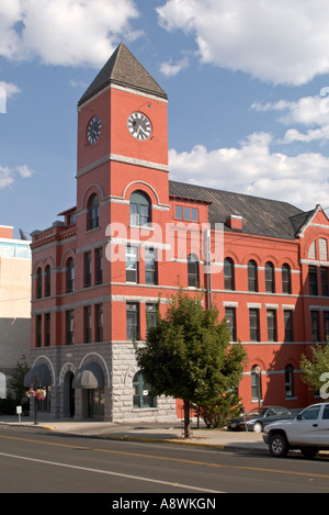 USA, Montana, Butte, City hall, 1890, on Broadway, cooper boom town 1890's. 2006 Stock Photo