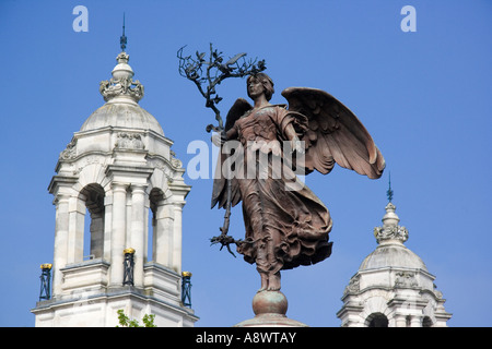 War memorial to fallen Welsh fusilliers in South Africa- Central Cardiff Stock Photo