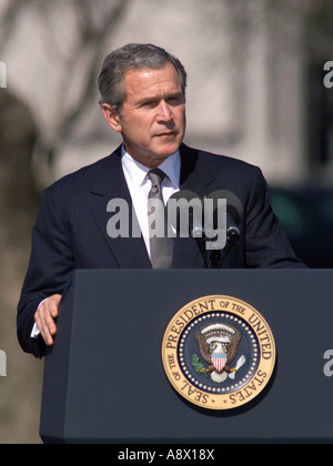 Ex President of the United States of America, George W Bush Stock Photo