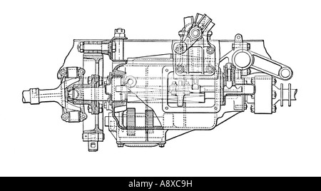 simple gearbox diagram