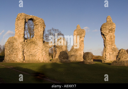 remains of the Abbey at Bury St Edmunds Suffolk UK Stock Photo