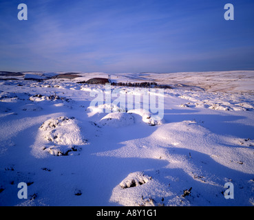 Kildale Moor, Commondale in winter snow, North York Moors National Park, North Yorkshire, England Stock Photo