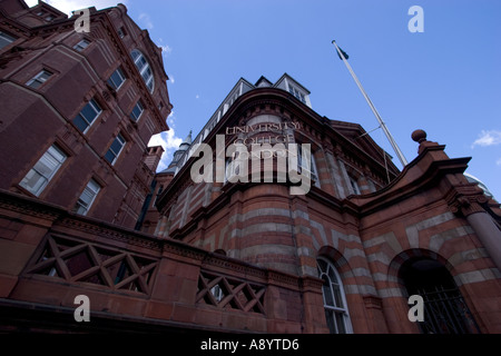 University College London Cruciform building Gower street red bricked cross shaped building Stock Photo