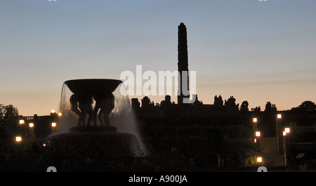 Gustav Vigeland Frogner Park sculptures Oslo Norway Stock Photo