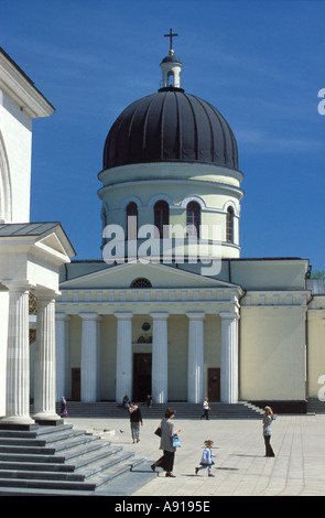 The Orthodox cathedral of Chisinau, capital of Moldova Stock Photo