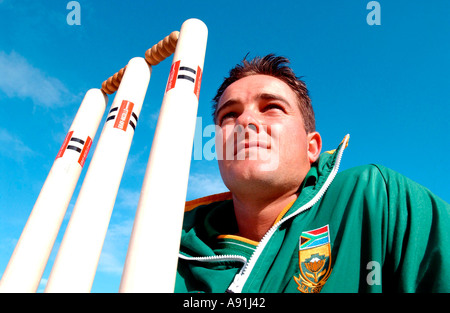Cricketer Mark Boucher Stock Photo