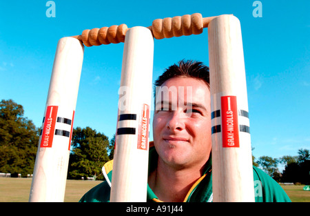 Cricketer Mark Boucher Stock Photo