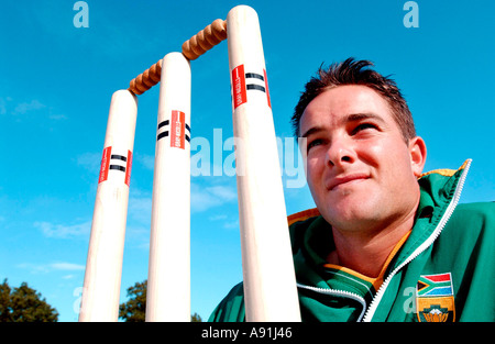 Cricketer Mark Boucher Stock Photo