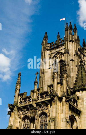 The Cathedral and Collegiate Church of St Mary, St Denys and St George in Manchester. Stock Photo