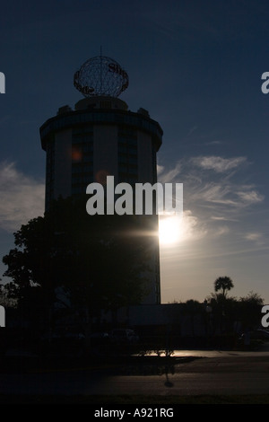 Orlando Sheraton, International Drive, at sunrise. Orlando, Florida, United States of America Stock Photo