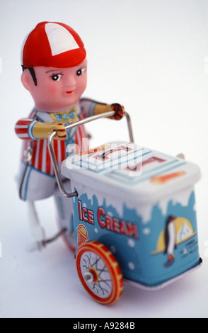 Icecream seller toy Stock Photo