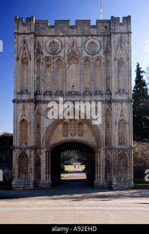 Entrance to the cathederal gardens of St Edmundsbury Cathedral at Bury St Edmunds Suffolk England UK Stock Photo