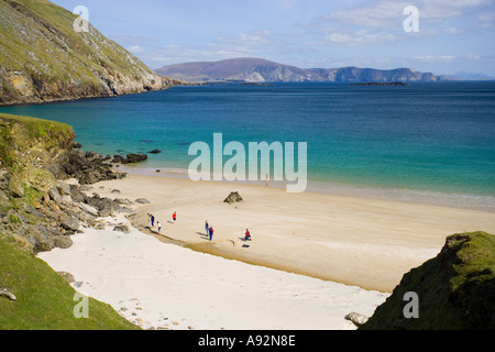 Keel Beach Achill Island Co Mayo Eire Stock Photo