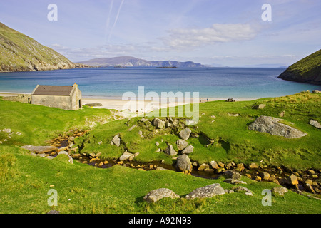 Keel Beach Achill Island Co Mayo Eire Stock Photo