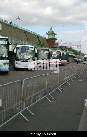 Brighton UK Coach Rally April 2005 Stock Photo