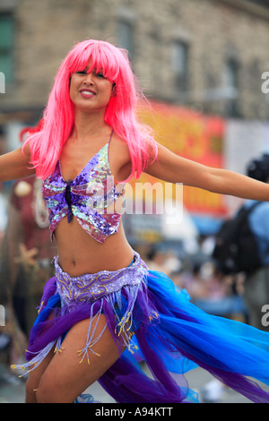 Particpant in the annual Coney Island Mermaid Parade Brooklyn New York City USA Stock Photo