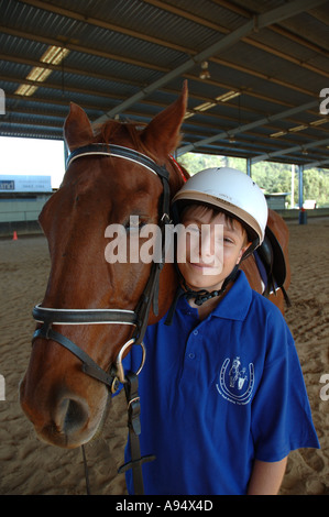 Disabled rider and his mount Stock Photo - Alamy