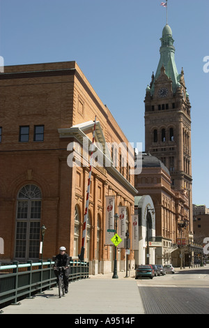 WISCONSIN Milwaukee Repertory theater Pabst Theater City Hall Stock Photo