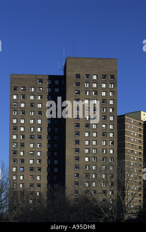 Lawrence and Dalton Towers residences, University of Aston, Birmingham, West Midlands, England, UK Stock Photo