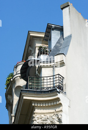 Apartment building, low angle view Stock Photo