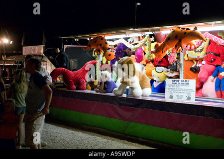 Carnival games at  Larimer County Fair Colorado Stock Photo