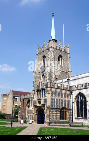 The Cathedral Church of St Mary St Peter and St Cedd chelmsford essex England Stock Photo