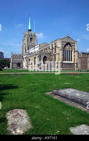 The Cathedral Church of St Mary St Peter and St Cedd chelmsford essex England Stock Photo