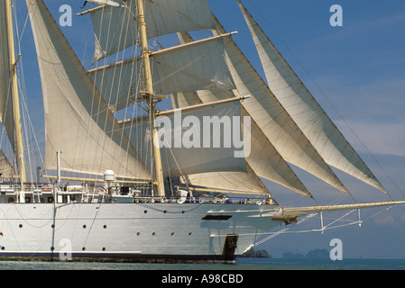 Thailand, Phang Na Bay, Star Flyer clipper ship Stock Photo