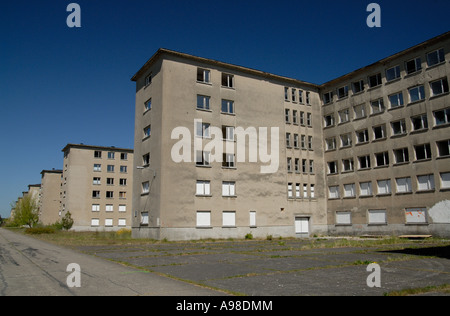 Prora Nazi era holiday camp, island of Ruegen, Germany Stock Photo