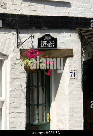 Doorway to Period Property in Ludlow, Shropshire, England, UK, United Kingdom, Great Britain, Europe Stock Photo