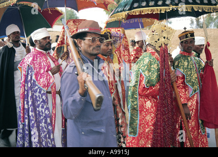 Timkat celebrations Ethiopia Stock Photo