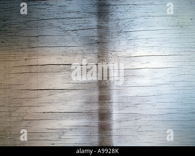 old paint on exterior wall forms an abstract urban texture pattern Stock Photo