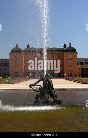 The baroque palace at Schwetzingen near to Heidelberg in Germany Stock Photo