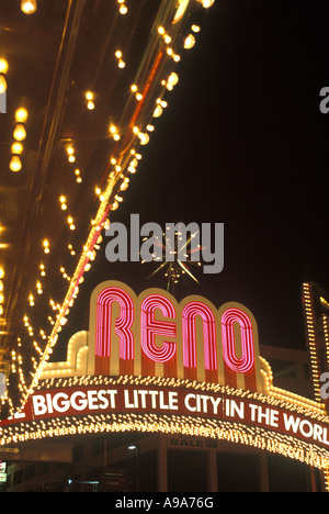 RENO NEON ARCHWAY SIGN VICTORIA STREET RENO NEVADA USA Stock Photo - Alamy