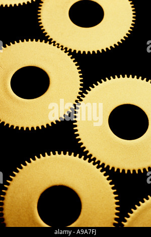 Jammed Cogs Cogs, symbolic for teamwork Stock Photo - Alamy