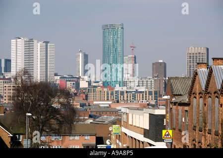 A view of the new Beetham Tower in Birmingham City Centre England UK Stock Photo