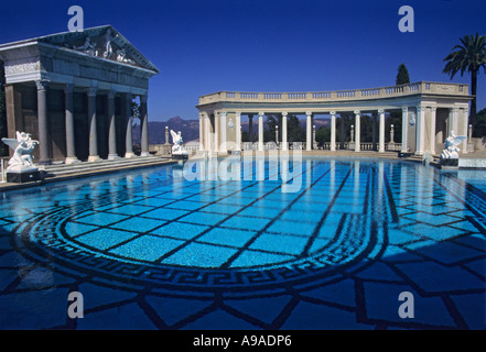 "Neptune Pool, "Hearst Castle", San Simeon" Stock Photo
