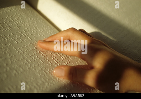 Braille book Stock Photo