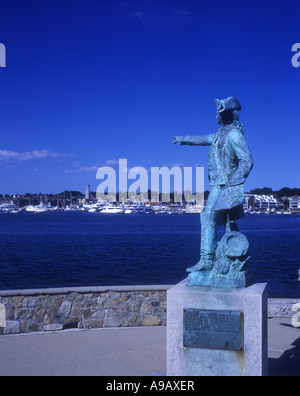 Rochambeau statue, Newport, Rhode Island - USA Stock Photo - Alamy