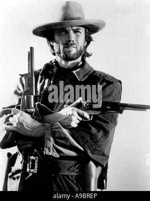 THE OUTLAW JOSEY WALES - 1976 Warner film with Clint Eastwood Stock Photo