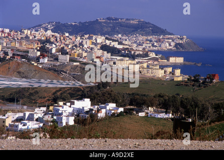 Tangier Tangiers Tánger Strait of Gibraltar Tangier-Tétouan Region Northern Morocco Maghreb Maghrebian Berber North Africa Stock Photo