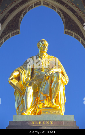 Prince Albert Memorial in Kensington, west London. Stock Photo