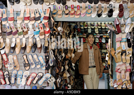 Shoe shop, Kathmandu, Nepal Stock Photo