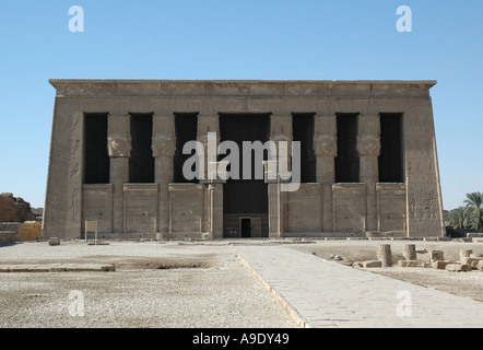 Temple of Hathor Denderah Qena Egypt Stock Photo